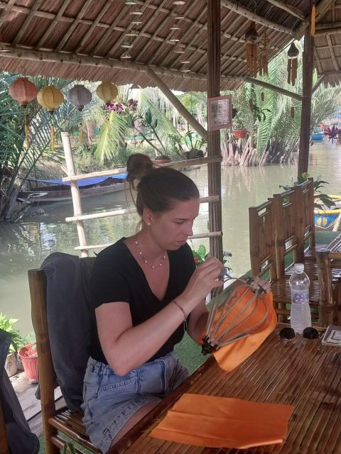 Hoi An: Making Lantern &Cooking Class with Basket Boat Ride - Cooking four Hoi An dishes