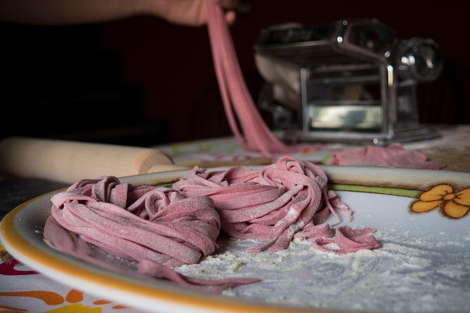 Homemade fresh pasta cooking class - Lunch with Sardinian cheese, bread, and wine
