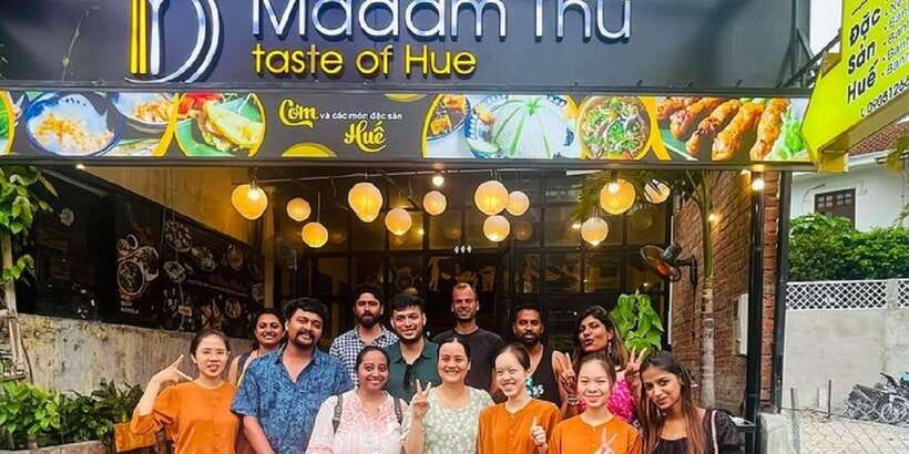 Hue Cooking Class : Best Local Restaurants with Madam Thu - Bánh Khoái and Nem Lui: crisp cooking and careful shaping