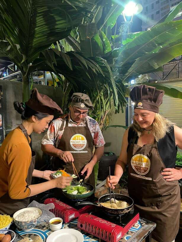 Hue Cooking Class : Best Local Restaurants with Madam Thu - The medicinal herb foot soak is more than a small extra