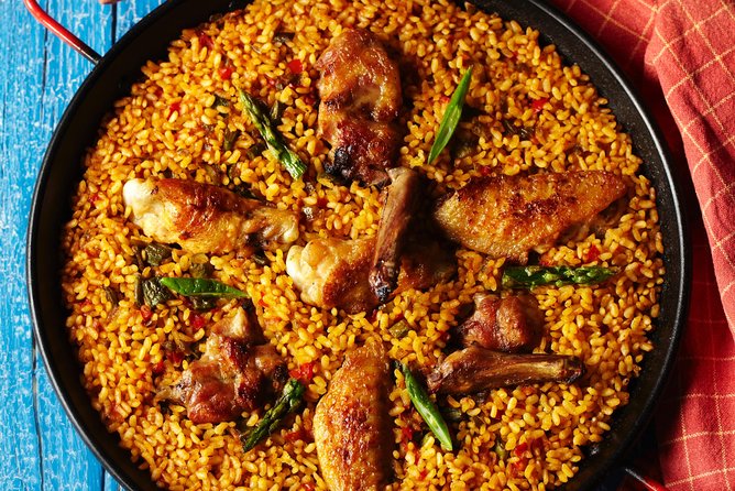 Interactive Paella & Market: Bottomless Wine & Rambla Views - Starting at La Rambla 58 at 10 a.m.