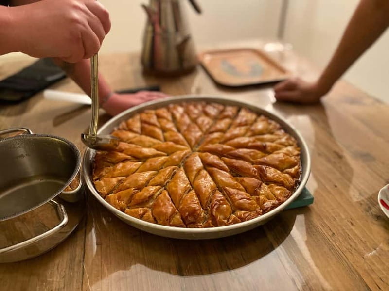 Istanbul: Turkish Baklava Cooking Class with a Local Host - Preparing the Walnut Filling