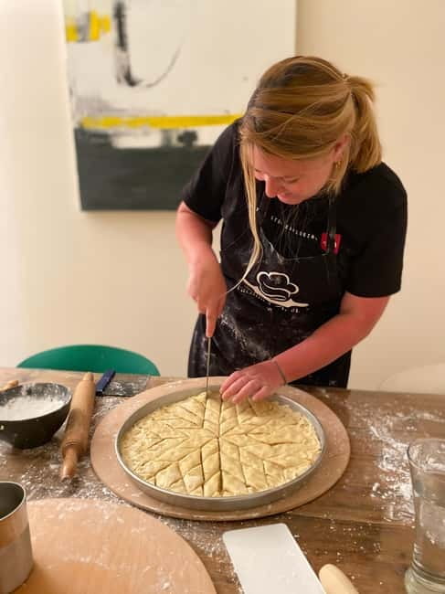 Istanbul: Turkish Baklava Cooking Class with a Local Host - Rolling Dough Into Forty Thin Layers