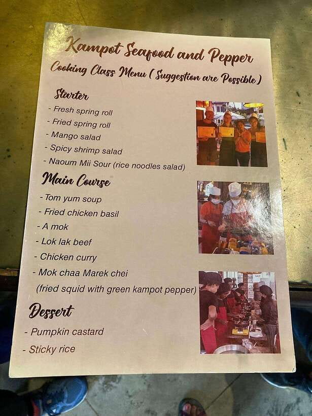 Kampot : Cooking Class in a Local Chef with Market Tour - Learning the Role of Kampot Pepper