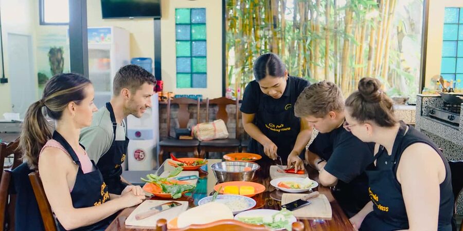 Khao Lak Pui's Authentic Thai Cooking Class - A clean kitchen with room to learn
