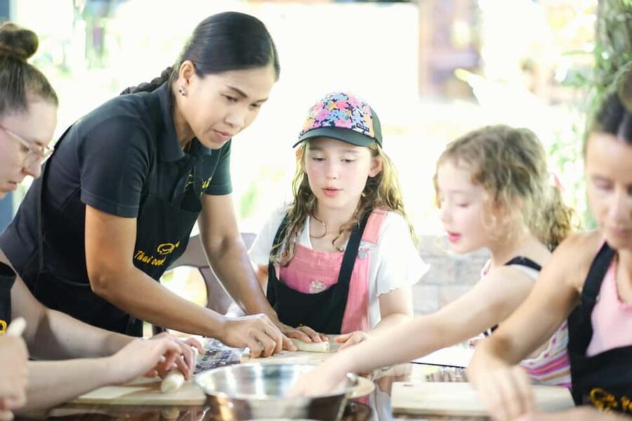 Khao Lak Pui's Authentic Thai Cooking Class - Mango sticky rice and the recipes you take home