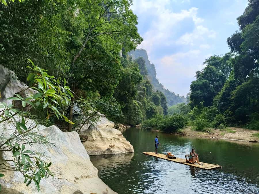Khao Sok: Private Bamboo Rafting & Jungle Cooking Adventure - What the four-hour format really means