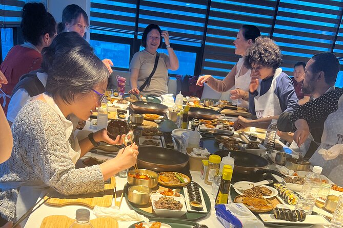 Korean Cooking at Seoul Cooking Club - Ten flavors, dessert, and a very large meal