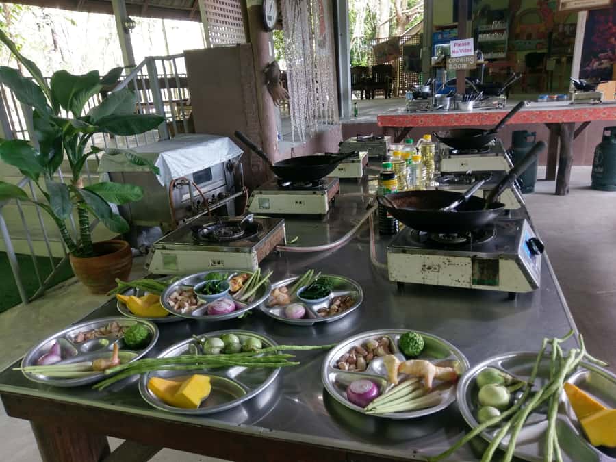Krabi: Evening Thai Cooking Class at Ya's Cookery - Eating Together After the Cooking