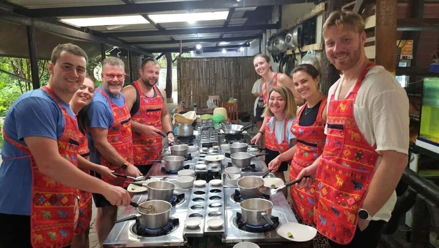 Krabi: Traditional Thai Cooking Class with Local Chef - The open-air kitchen: clean, practical, not scenic