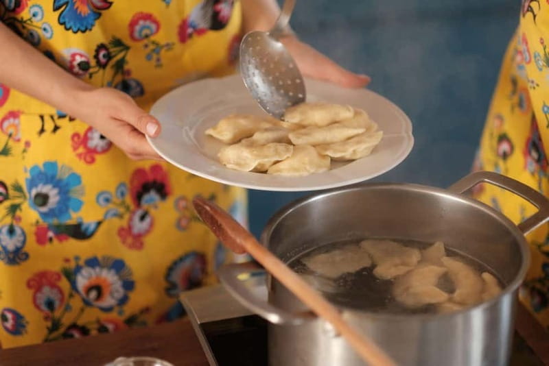 Krakow Pierogi Cooking Class - Mixing Dough the Grandmother’s Way