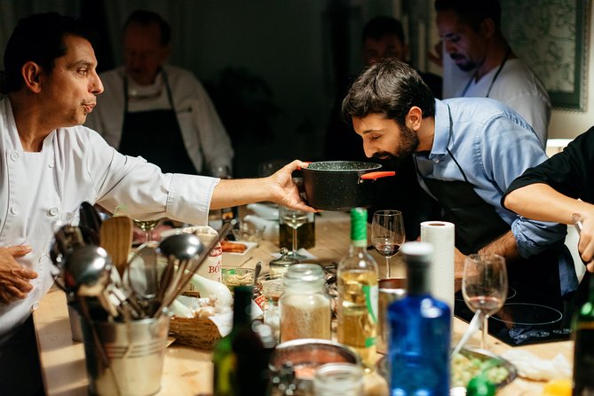 La Boqueria Market and Paella Cooking Class in Barcelona - Dining at the imperial table