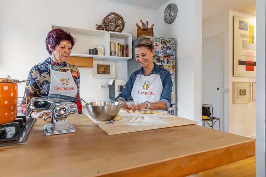 Lake Como: Ravioli Cooking Class with Wine - Cooking and eating your handmade ravioli