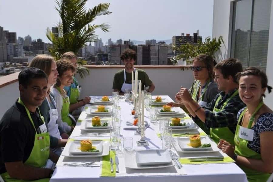 Lima: 4-Course Peruvian Cooking Class in Miraflores - What you eat and drink during the class