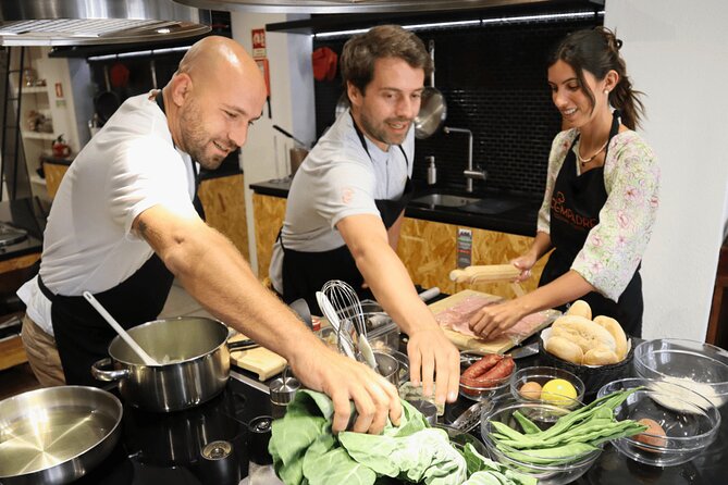 Lisbon: Portuguese street food cooking class with Drinks - Wine and Ginja finish the experience