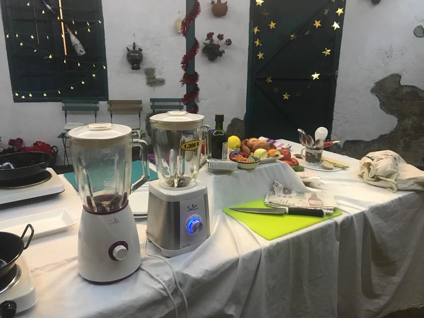 Local cooking class in Cordoba. Hands on: Salmorejo - The Paella Upgrade and Other Extras