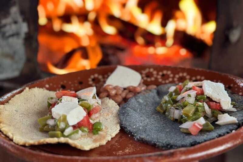 Los Cabos: Azteca Cactus Taco Farm to Table Cooking Class - Harvesting nopal cactus with a Baja chef