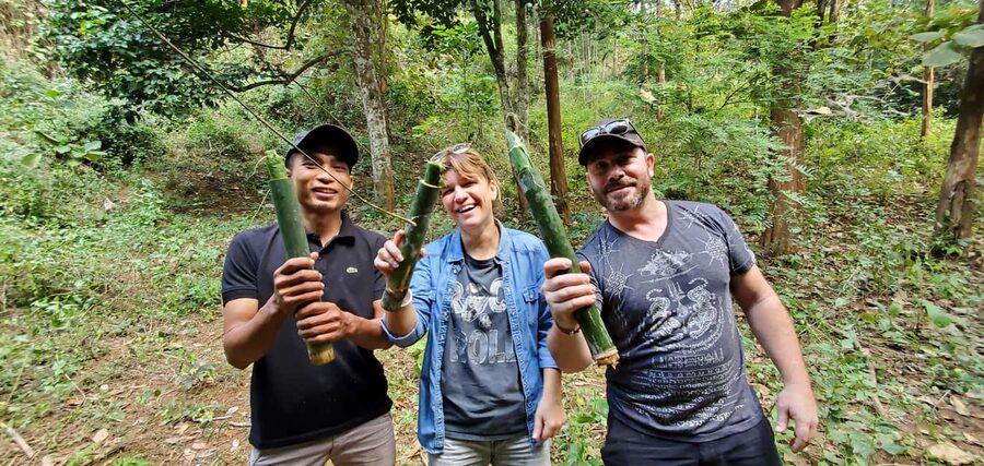 Luang Prabang: Bamboo Forest Cooking-class & Farm Visit - Key points about the forest cooking experience