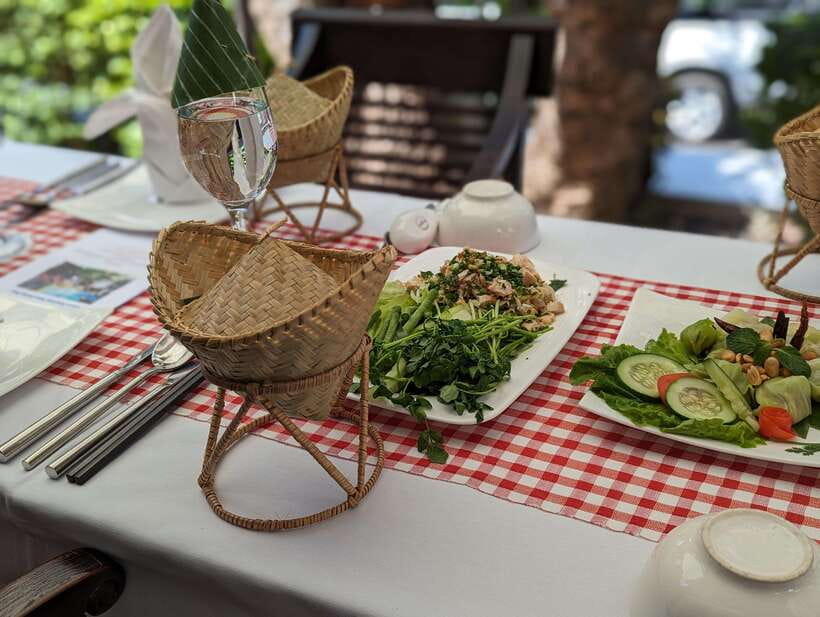 Luang Prabang: Cooking Class at the Former Royal Palace - The morning market with a local chef