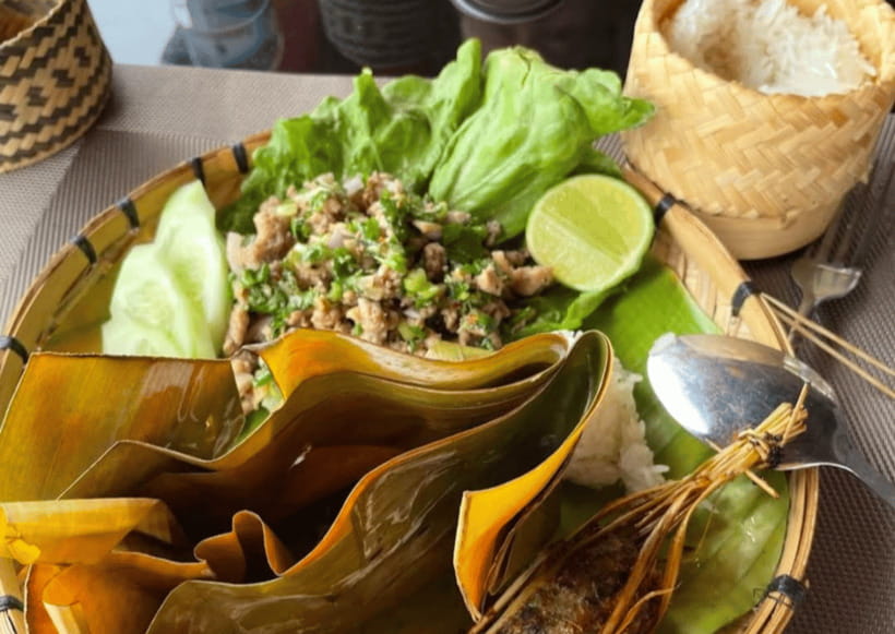 Luang Prabang: Mekong River Cooking Class with Hotel Pickup - What you actually cook for lunch