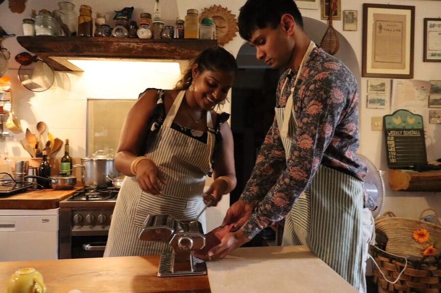 Lucca: Private Home-made Pasta Cooking Class - Cooking, sitting down, and eating what you made