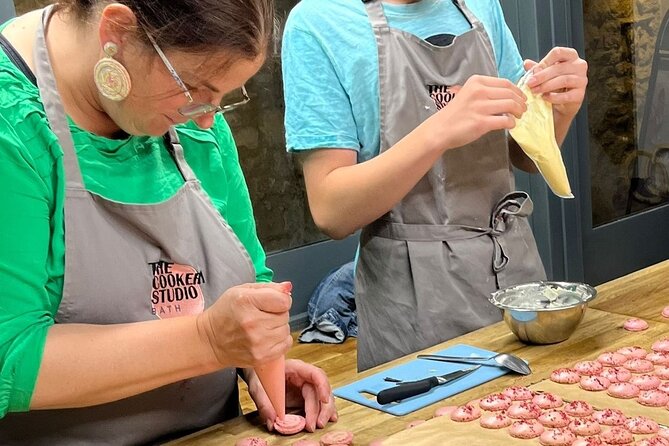 Macaron Masterclass at The Cookery Studio in Bath - Starting with egg whites and sugar syrup