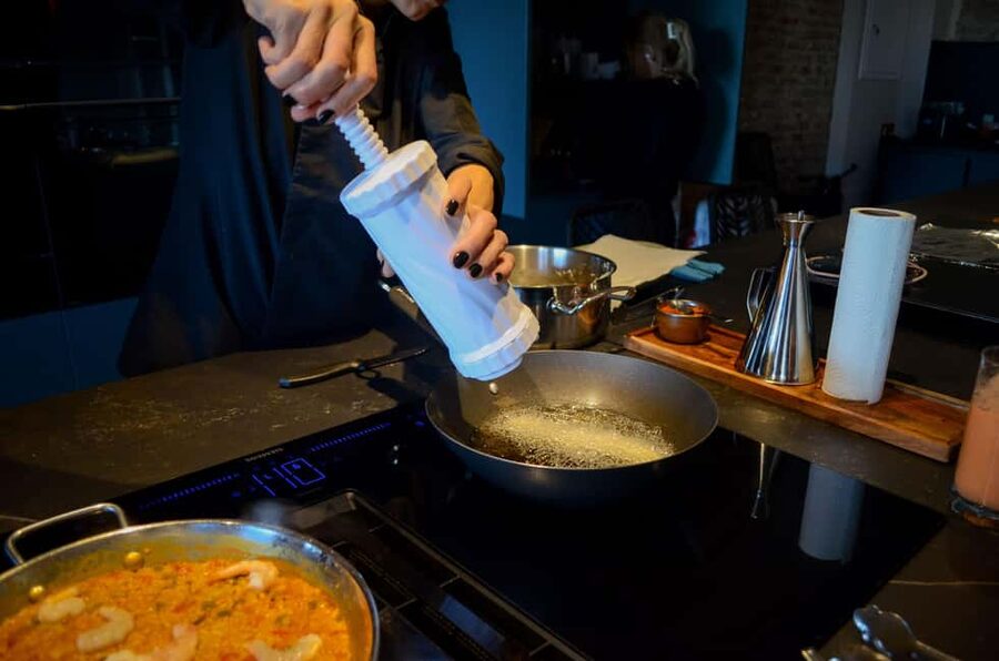 Malaga: Authentic Paella Cooking Class with Sangría - Making sangría, gazpacho, and paella