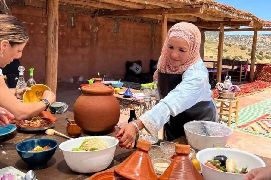 Marrakech: Atlas Mountains Cooking Class with Berber Family - Learning about Amazigh life from a local guide