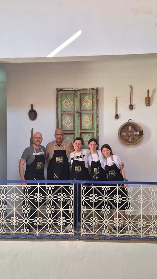Marrakech: Moroccan Cooking Class with Amazing Local Chef! - Sitting Down to Eat the Four-Course Meal