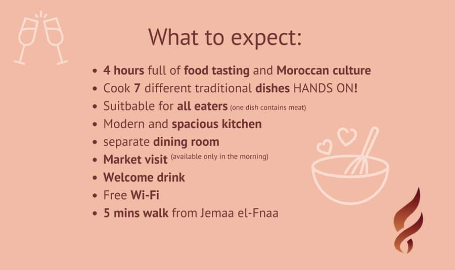 Marrakech: Moroccan Cooking Class with Market Visit and Meal - Tea breaks, local stories, and a relaxed kitchen