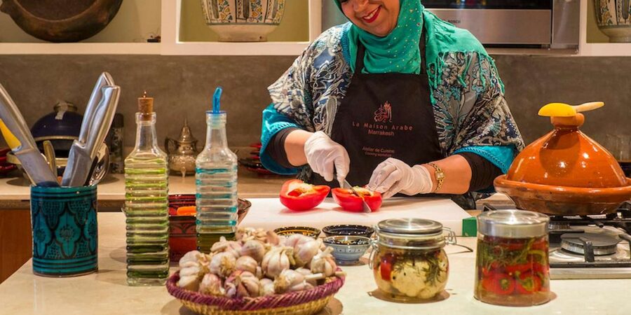 Marrakech: Moroccan Cooking Workshop at La Maison Arabe - Why the individual stations matter
