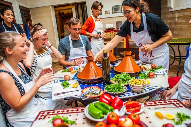 Marrakech Tour: Tajine Cookery Class Experience - Buying ingredients in the local souq
