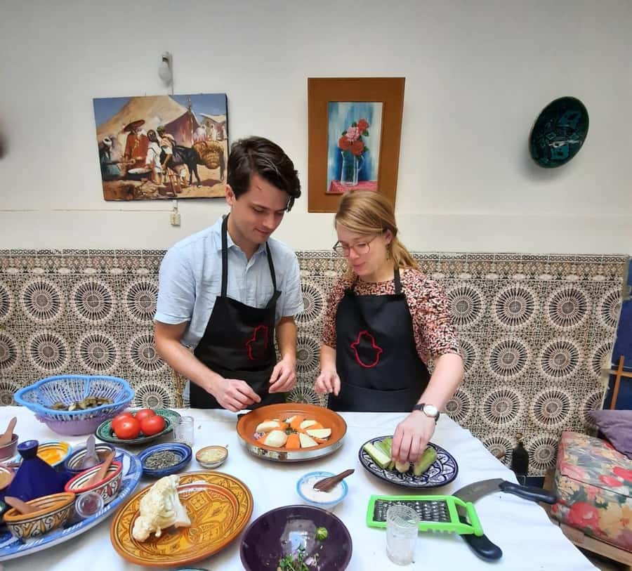Marrakech: Traditional Moroccan Cooking Class & Market Visit - What the $40 price includes