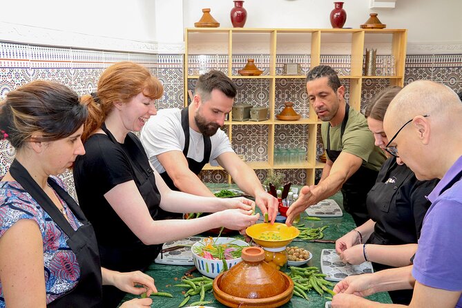 Marrakesh cooking class with chef Hassan - Local dishes - Mint tea before the knives come out