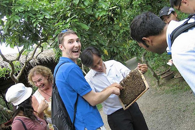 Mekong Delta 4 Islands, TukTuk, Boat, Try Khot Cake Local Cooking - Learning to make Bánh Khọt