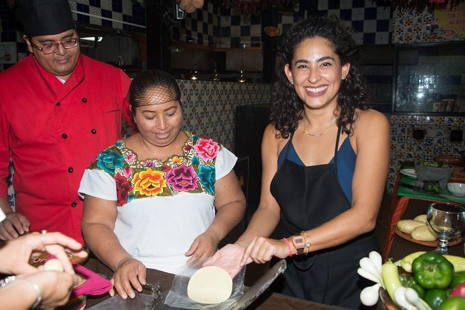 Mexican Cooking Class with fresh Local Market ingredients selection and transpor - Moving from market shopping to the cooking table