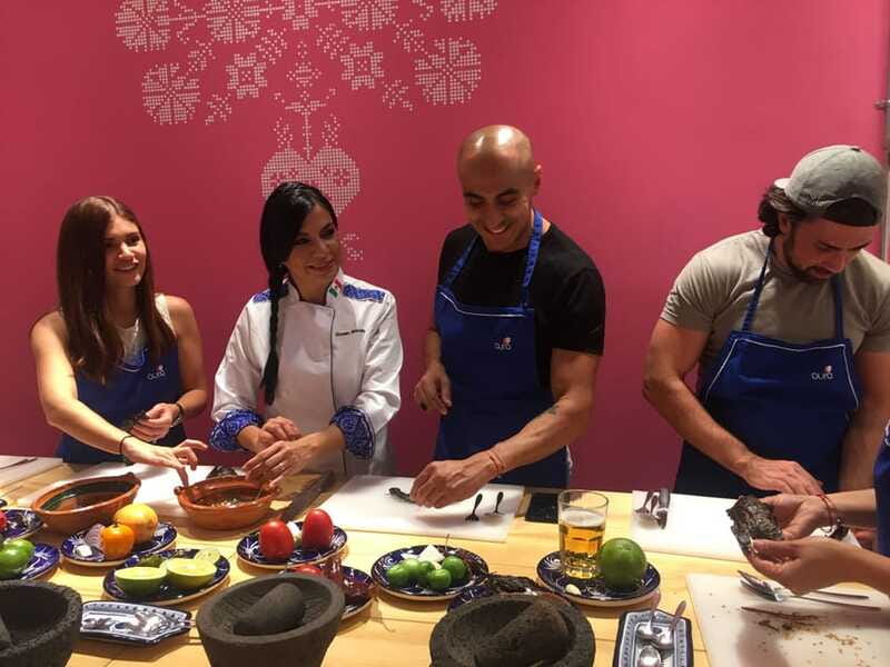 Mexico City: Authentic Mexican Cooking Class & Market Tour - Four courses, four different views of Mexican cooking
