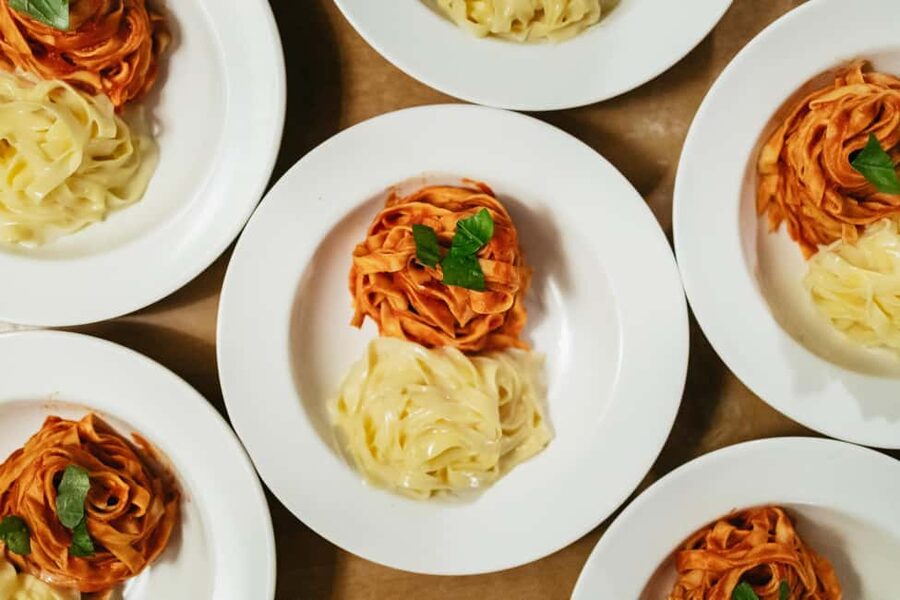 Milan: Pasta & Tiramisu Cooking Class with Premium Products - Making pasta from eggs and flour