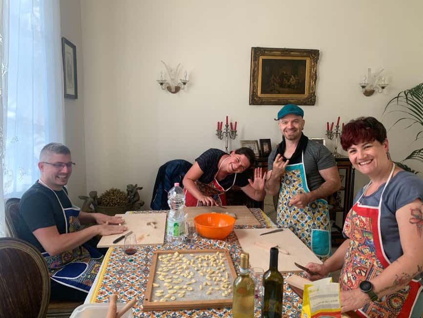Milazzo: Sicilian Pasta Making Class with Dinner - What the 2.5-hour schedule means