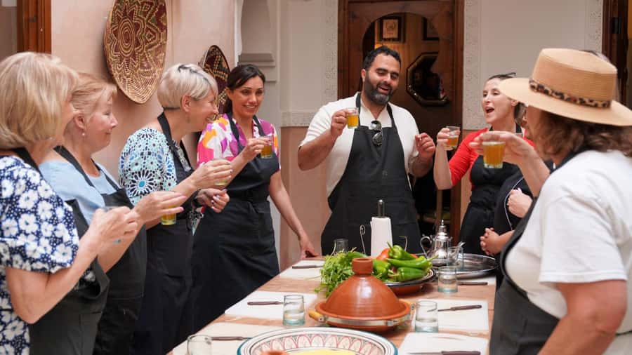 Moroccan cooking class in Marrakech with berber chef - Cooking Moroccan dishes with Aicha