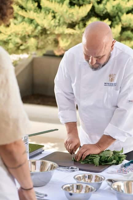 Mykonos: Hands-On Cooking Class with a Professional Chef - A relaxed class led by Chef Nikos