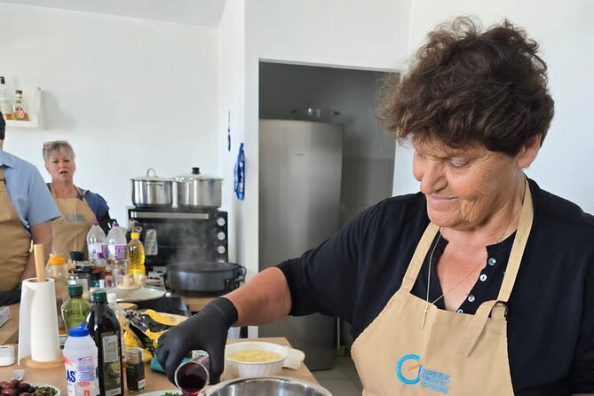 Mykonos Small-Group Cooking Class with Sunset Option - Inside the whitewashed Mykonian home