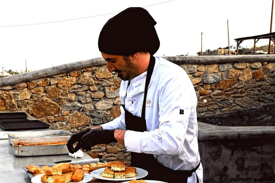 Mykonos: Traditional Cooking Class with the Locals - Cooking beside the chef, not behind a counter
