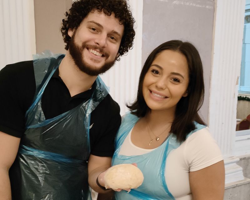 Naples: Pasta Making Class with Starter and Drink - Rolling fettuccine into silky strands