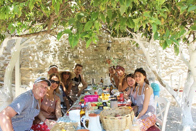 Naxos:Half-day cooking class at Basiliko - Picking vegetables for your own meal
