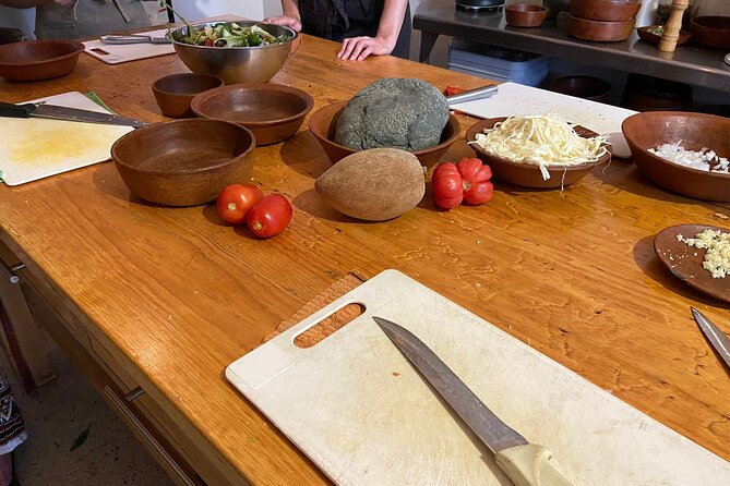 Oaxacan Vegetarian Cooking Class - The cooking space favors tradition over polish