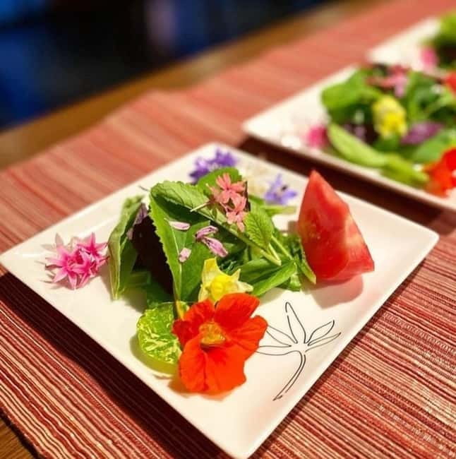 Okinawa: Traditional farming experience & cooking and a meal - Harvesting vegetables, flowers, and local ingredients on Sesoko Island