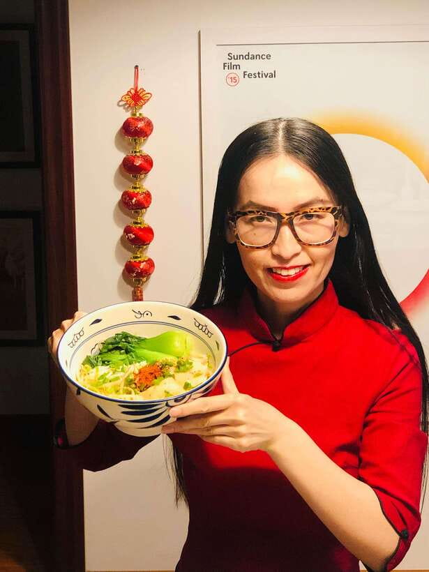 Online Cooking Class Hand Pulled Noodles by Sunflower Li - Chef Sunflower Li brings more than a recipe