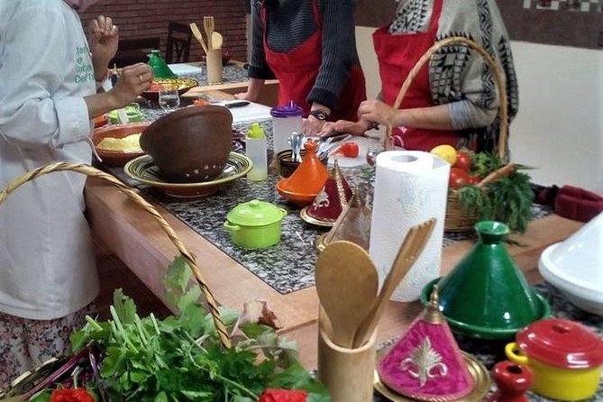 Organic Moroccan Cooking Class At Secret Berber Garden CT - Preparing tagine, couscous, salads, and more