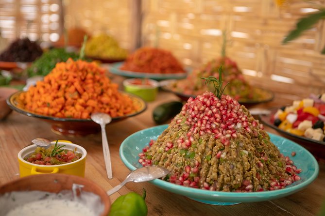 Organic Moroccan Cooking Class At Secret Berber Garden CT - Eating what you prepared for lunch